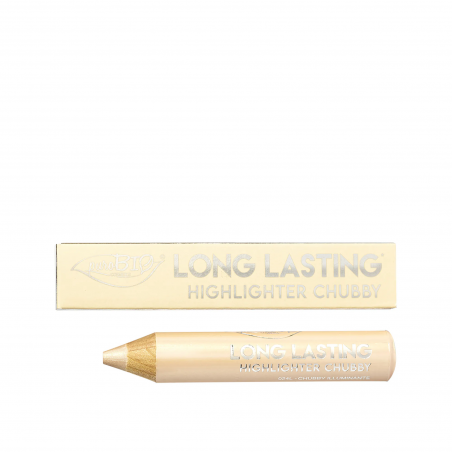 Rozświetlacz w Kredce puroBIO Long-Lasting – kremowy highlighter do twarzy