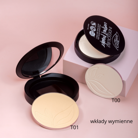 Puder kompaktowy puroBIO transparentny- wkład wymienny