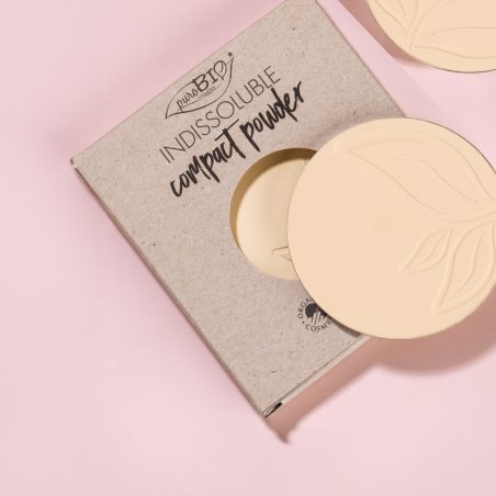 Puder kompaktowy puroBIO- rozjaśniający, wkład wymienny