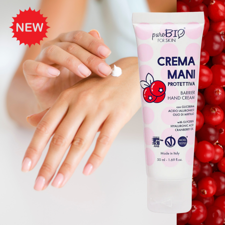 puroBIO Organiczny krem do rąk Żurawinowy – ochronny i intensywnie nawilżający