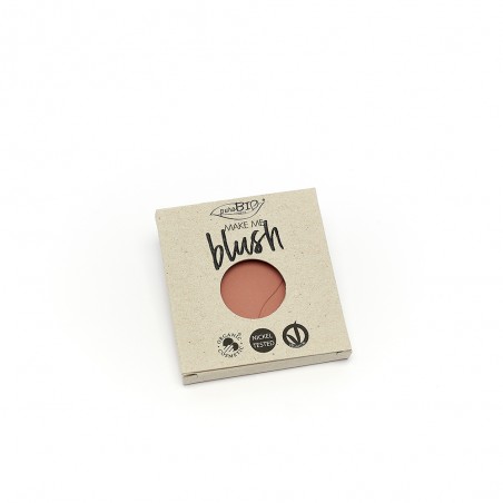 Naturalny Róż do Policzków puroBIO – wkład wymienny, zdrowo wyglądająca skóra